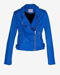 Iro Exclusive Ashville Leather Jacket Blue Blue Leather Jacket Jackets Men Fashion Leather Jacket
