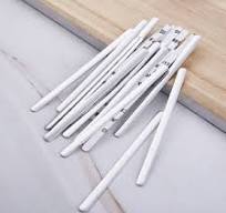 20-200pcs Aluminum Nose Wire Bar for Face Mask with Adhesive Back,DIY Mask  Material Silver Color 85x5x1mm,Nose bridge,Metal nose bridge,Mask