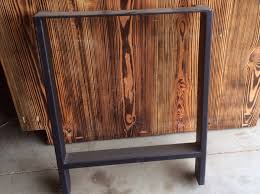 Metal coffee table legs like our heavy duty industrial coffee table leg and hairpin coffee table leg are highly versatile and easy to install, making ideal legs for live edge coffee tables. Rustic Table Legs Square Metal Industrial Frames Custom