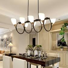 Led Accent Lights 31 40w Flower Shade Chandelier 6 Light 8 Light 10 Light Led Up Lighting Linear Chandelier In Black 3 Sizes For Option Takeluckhome Com