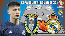 ARANDINA VS REAL MADRID | REAL MADRID POTENTIAL STARTING LINEUP ...