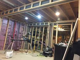 It is an important step to ensure a wall's strength and if you want to frame a wall, use a tape measure to measure the height and width of the area. How To Finish A Basement On A Budget Revival Woodworks