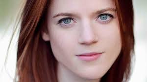 face, eyes, actress, redhead, looking at viewer, Rose Leslie, women,  smiling, HD Wallpaper