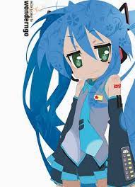 Lucky Star Hatsune Miku Lucky Star Lucky Star Konata Anime Crossover