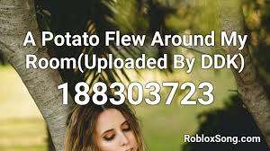 Check spelling or type a new query. A Potato Flew Around My Room Uploaded By Ddk Roblox Id Roblox Music Codes