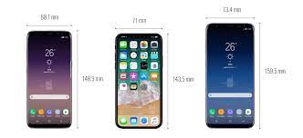 Iphone 8 Vs Iphone 7 7plus Galaxy S8 S8 Lg G6 Google Pixel Size Comparison Iphone 8 Iphone Galaxy S8