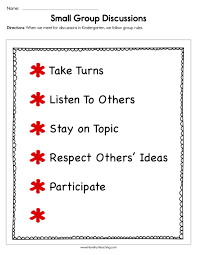 Small Group Discussions Worksheet Reading Response Journals Reading Comprehension Worksheets Guided Reading Activities
