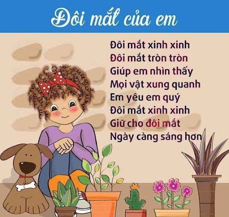 Bài thơ hay cho bé