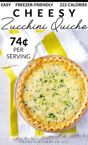 Zucchini Quiche Summer Recipes Dinner Recipes Quiche Recipes