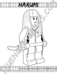 Andrewsoccer coloring page is one of the coloring pages listed in the little bill coloring pages. Avatar Harumi Coloring Page Inspired By Ninjago True North Bricks