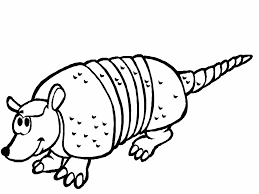 They have a hard outer shell to protect themselves. Armadillo Coloring Pages Best Coloring Pages For Kids