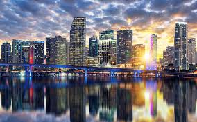 Download, share or upload your own one! Miami At Sunset Buildings Reflection City In Florida Usa Desktop Hd Wallpaper For Pc Tablet And Mobile Download 3840x2400 Wallpapers13 Com