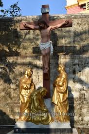 The stations of the cross or the way of the cross, also known as the way of sorrows or the via crucis, refers to a series of images depicting jesus christ on the day of his crucifixion and accompanying prayers. The First Way Of The Cross Of The Lent 2021 Held At Fatima Retreat House Mangalorean Com