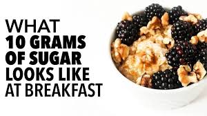 What 10 Grams Of Sugar Looks Like The Breakfast Edition Nutrition Myfitnesspal