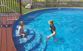 They can be placed anywhere in your pool's shallow end, including the corner. Semi In Ground Pools Eagle Pool Spa