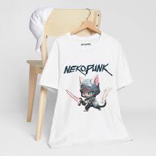 Nekopunk Series Raiku, Cute Cat Cyberpunk, Hooded Cat Steampunk, Punk Cat  Design, Unisex Jersey Short Sleeve Tee - Etsy