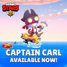 New skin captain carl (ios, android) brawl stars. Brawl Stars Disponibile L Ultima Skin Delle Brawlidays Carl Bucaniere Gamesvillage It