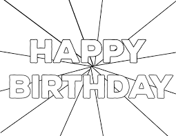 Uncategorized birthday coloring sheets free printable di4nak5ier adults happy dave ramsey. Free Printable Happy Birthday Coloring Pages Paper Trail Design