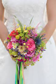 Shop name is an established town florist passionate about same day flower delivery. Brautstrauss Bridal Bouquet Bunt Colourful Regenbogen Sommer Rosa Pink Gelb Blau Blumenstrauss Hochzeit Brautstrauss Hochzeit Strauss