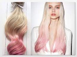 Pastel Ombre Hair Extensions Platinum Blonde And Pastel Pink Dip Dye Hair By Ninascreativecouture 250 00 Pastel Pink Hair Pink Ombre Hair Pink Blonde Hair