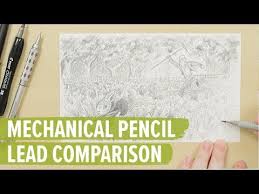 Mechanical Pencil Lead Comparison