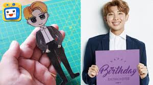 Maybe you would like to learn more about one of these? Paper Doll How I Draw Rm Rap Monster Bts Chibi Coloring Pages For Kids Amykidstv