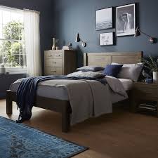 Stunning oak bedroom furniture from the cotswold company. Turin Dark Oak Double Bed Low Foot End Bedroom Furniture Oak Furniture Uk