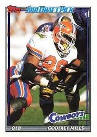 There is also an 18 card 1000 yard club insert set. 1991 Topps Football Trading Card Database