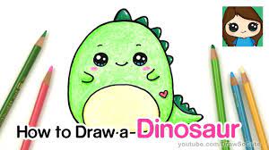 How To Draw A Baby Dinosaur Easy Squishmallow Cute Drawings Cute Animal Drawings Kawaii Drawings