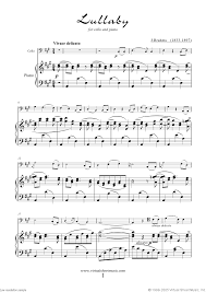 Playing soft lullabies with baby relaxing music at bedtime promotes comfort, quality sleep and brain development. Brahms Lullaby Op 49 No 4 Sheet Music For Cello And Piano