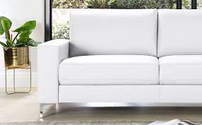 Baltimore White Leather 3 Seater Sofa Furniture Choice Seater Sofa 3 Seater Sofa Sofa Furniture