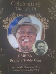 Legendary Teddy Osei of Osibisa fame laid to rest (PHOTOS)
