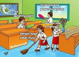Suatu hari, singa dan macan tutul sedang berdebat. Masih Ingat Cerita Bergambar Saat Kita Sd Begini Jadinya Kalau Kids Zaman Now Yang Bikin Dialognya