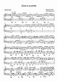Spartito per pianoforte della celebre colonna sonora: Benji Fede Dove E Quando Sheet Music For Piano Download Piano Solo Sku Pso0014922 At Note Store Com