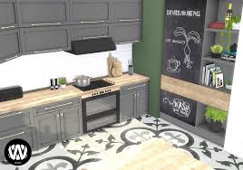 This was one of my fave kitchens in ts3 and i use this conversion a lot in my games. Sims 4 Cc Kitchen Opening Lenabubbles82 S Chesterfield No Cc Sims House Sims 4 House Design Sims 4 Kitchen Kitchen 2 Custom Content Download
