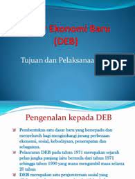 Posted by unknown at 06:55. Dasar Ekonomi Baru Sejarah