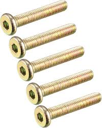 Amazon | uxcell 穴付け六角丸ねじ ネジ メス M6 x 35mm ブロンズトーン 5 個入り | 六角穴付きボルト・キャップボルト |  DIY・工具・ガーデン 通販