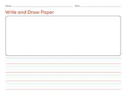 Opinion writing paper first grade. Write And Draw Paper 11 X 8 5 Worksheet Education Com