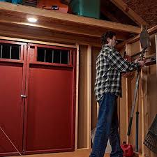 With these new lights in place along the joists, the basement actually feels a little larger, and like the ceiling is higher. Top 15 Shed Lighting Options And Solutions