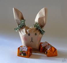 Hasen Aus Filtertuten Basteln Filtertuten Basteln Osternest Basteln Ostern Hasen Basteln