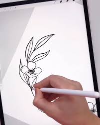 Drawing A Floral Wreath In Procreate By Skyla Design Modernflorals Floral Flower Lineart Procreateart Ipadpro Floral Drawing Ipad Art Procreate Ipad Art