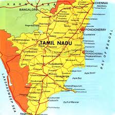 Political map of state of tamil nadu, india and indian areas south. Jungle Maps Map Of Kerala And Tamil Nadu