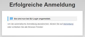 Sich bei jdm abmelden to tell sb that one is leaving. Wie Kann Ich Mich Mit Dem Eu Login Anmelden Oder Abmelden