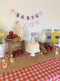 Bbq party ideas buffet condiment holder the country chic cottage. Baby Q Decor Baby Bbq Meet And Greet Bbq Baby Shower