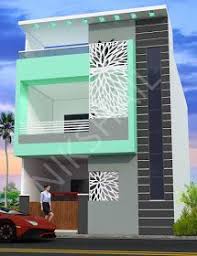 Nikshail House Design 20x40 House Plan With 3d Elevation Option E By Nikshail Small House Elevation Design House Front Design House Front Wall Design