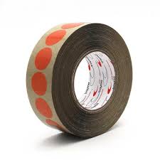 Tym 82506 Circulos Adhesivos Troquelados De Doble Cara Resistente Temperatura Adhesivo Transparente Cinta Aislante