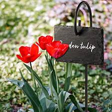 The classic design and color compliment any hang your plants, flower pots and other garden/yardhang your plants, flower pots and other garden/yard decor with the help of this black iron decorative plant. Homemaxs Plant Labels 10pcs Garden Markers Signs Weatherproof Reusable Natural Slate Hanging Tags On Metal Hanger Rod Stakes Garden Labels For Flower Bed Pots Planters 10x7cm Pricepulse