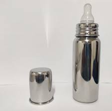 Stainless Steel Baby Feeding Bottle Design Pattern Plain Capacity 220ml Rs 190 Piece Id 21983864088