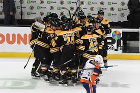 The series win marked the islanders fifth playoff. Recap Bruins Clinch No 3 Seed With 3 2 Ot Win Over Islanders Stanley Cup Of Chowder