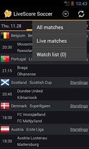 Follow current live scores on your mobile phone! Livescore Football For Android Apk Download